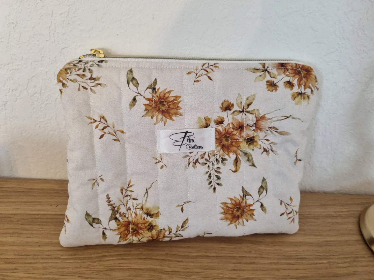 Pochette plate florale - ELMI Créations