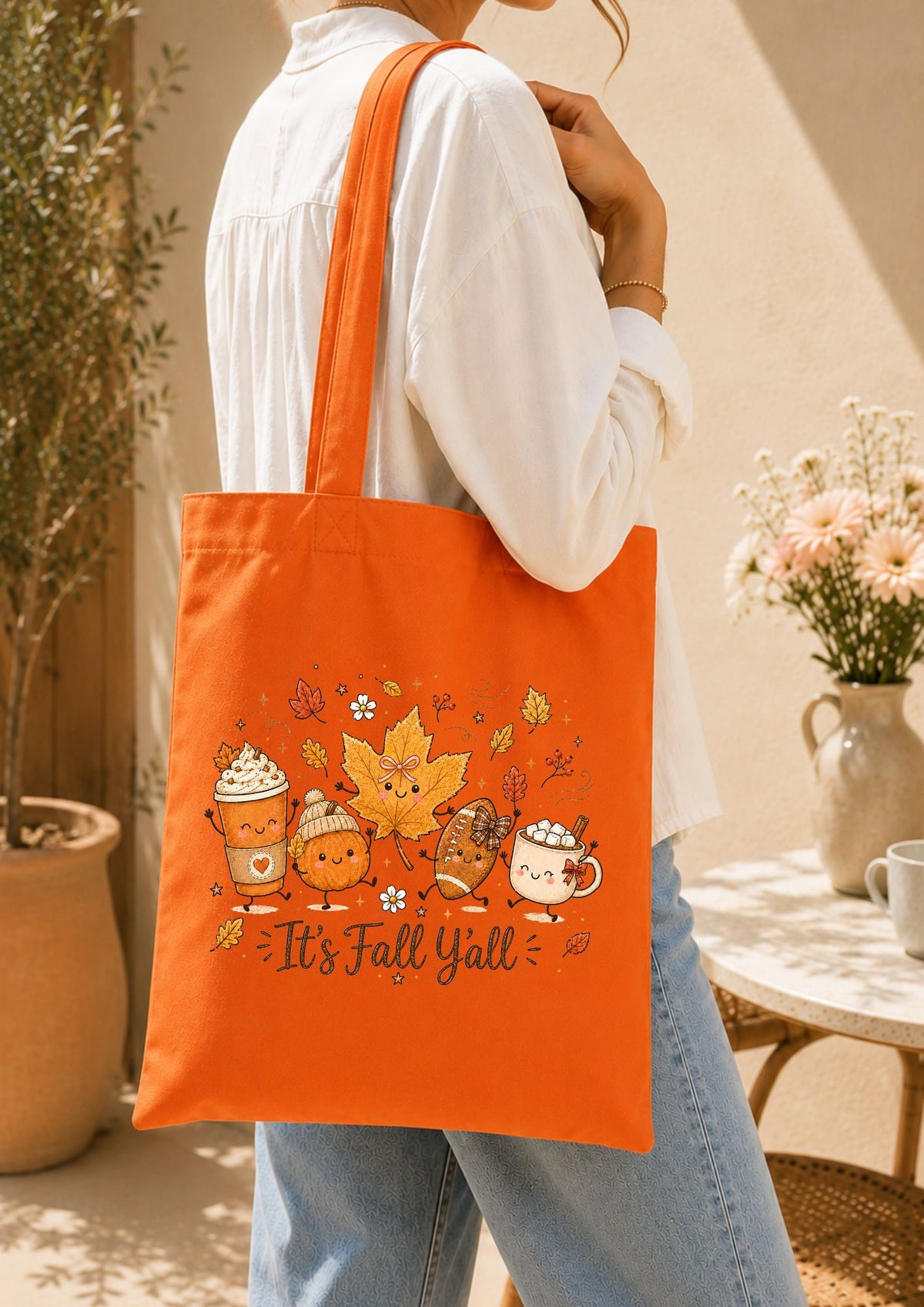 Tote bag it's fall y'all