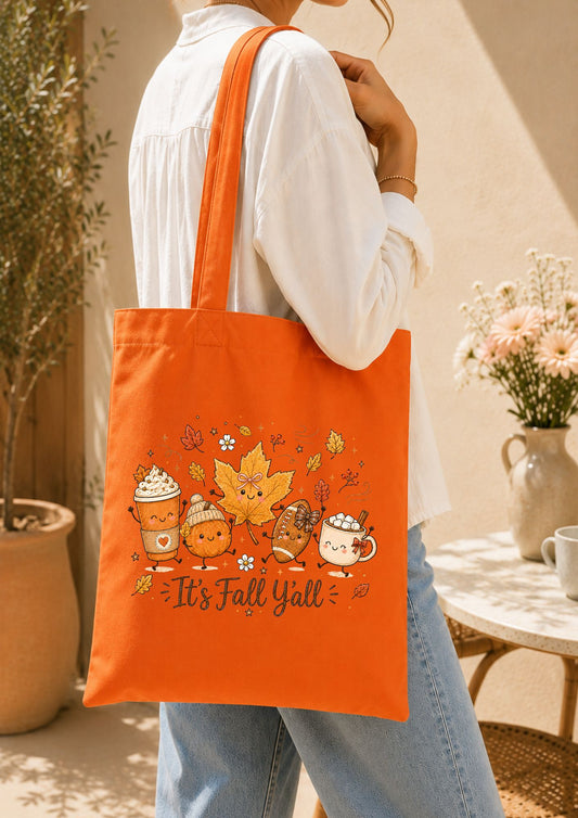 Tote bag it's fall y'all