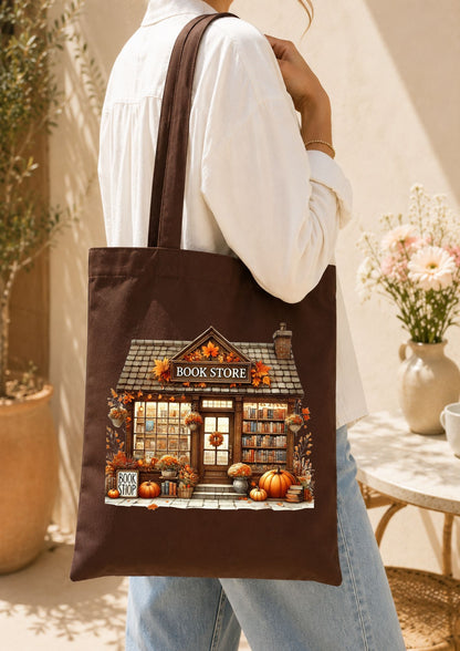 Totebag bookstore d'automne