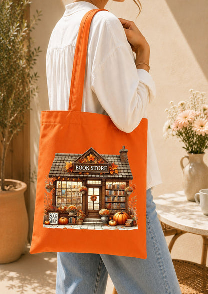 Totebag bookstore d'automne