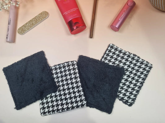 Cotons lavables carreaux - ELMI Créations