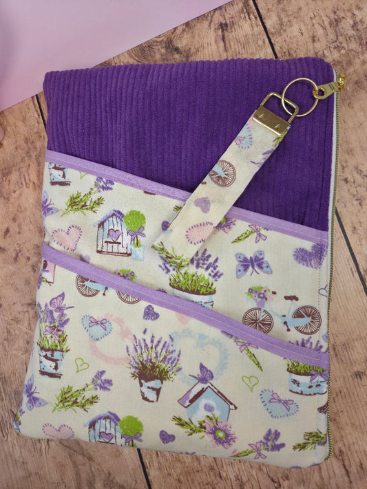 Pochette à livre multifonctions lavande - sélection boutique