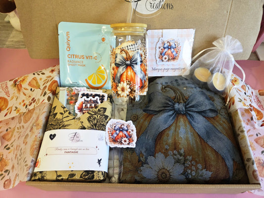 Coffret signature - pumkin flower