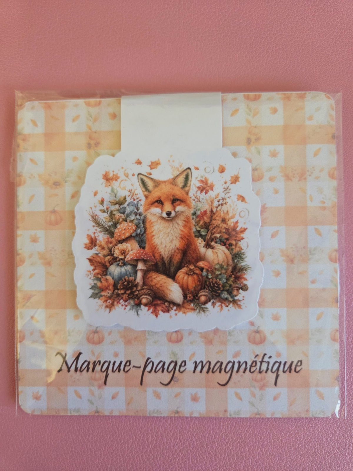 Marque page magnétique renard
