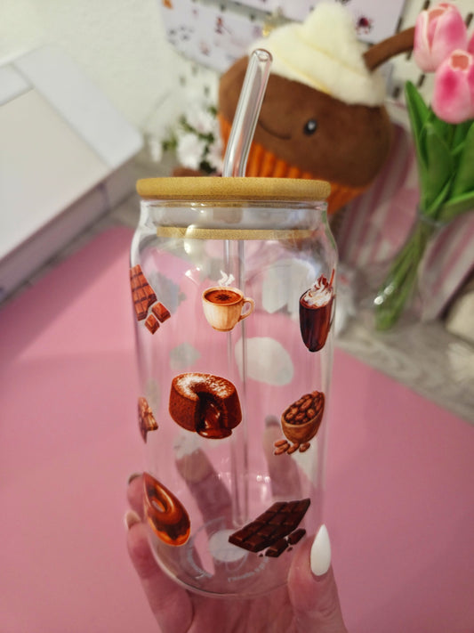 Glasscup chocolat