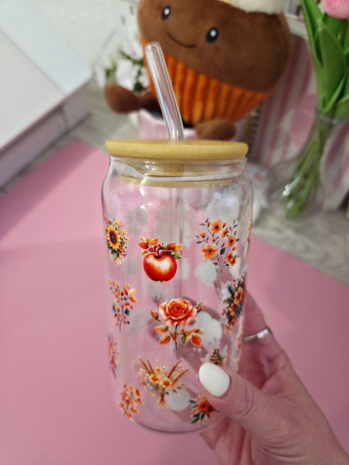 Glasscup Fleurs d'automne
