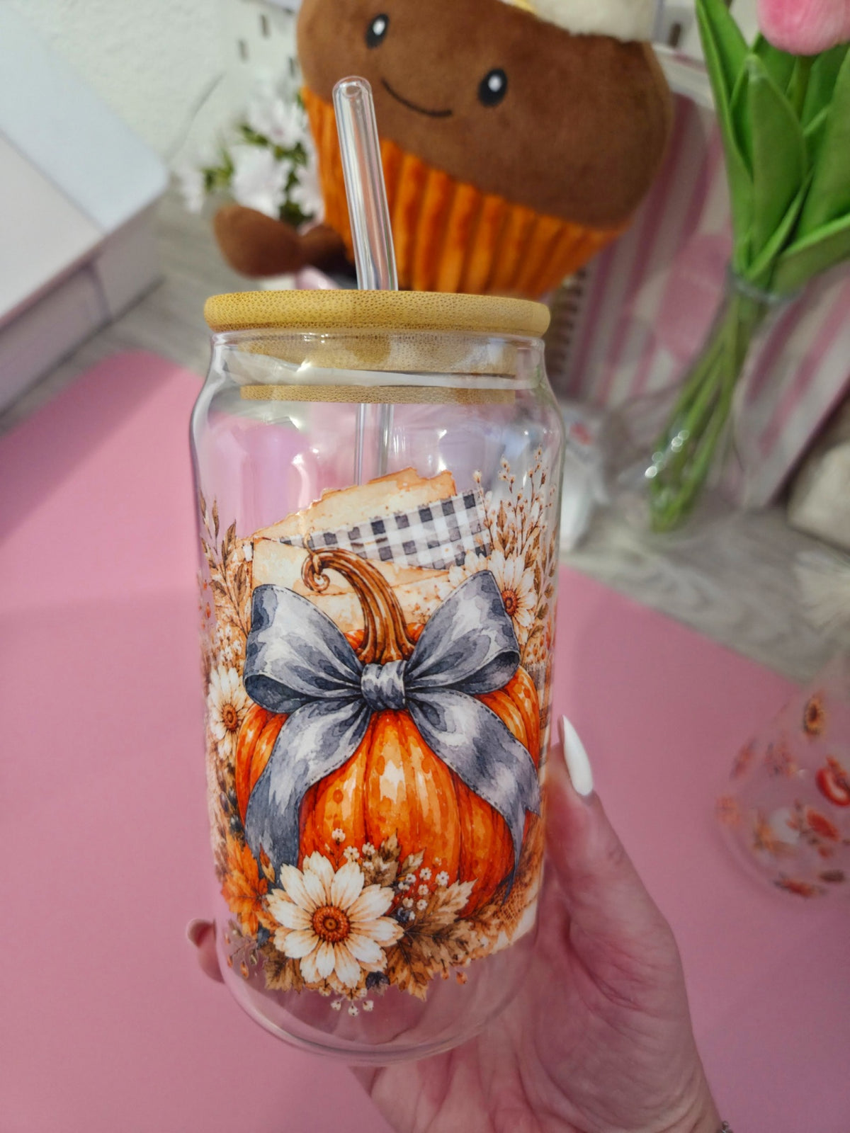Glasscup citrouille d'automne