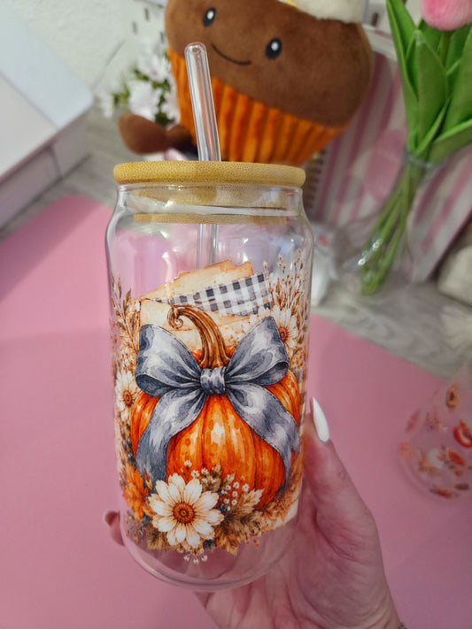 Glasscup citrouille d'automne