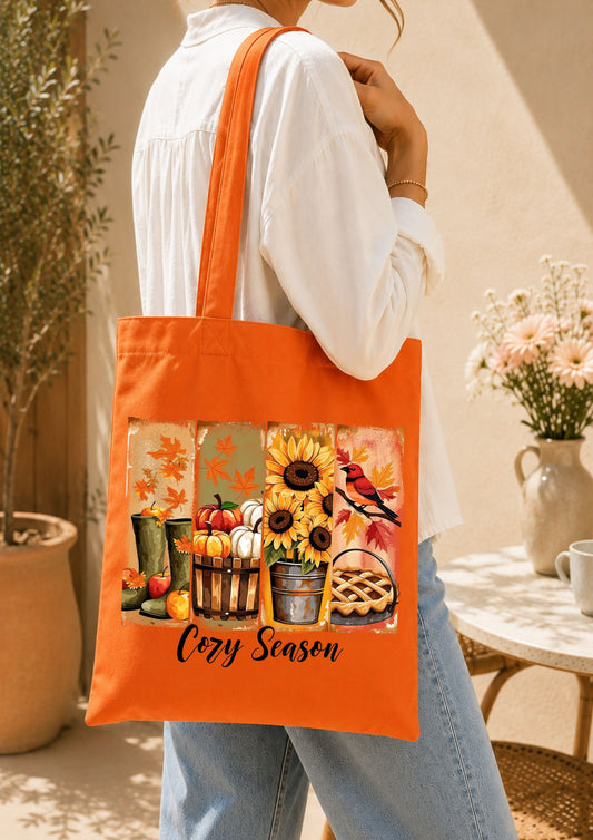 Tote bag cosy season
