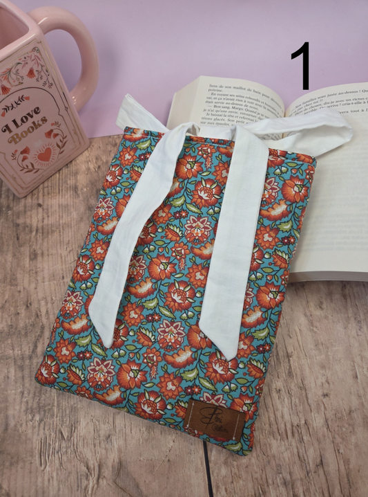 Housse de livre de poche coton motifs- Sélection boutique