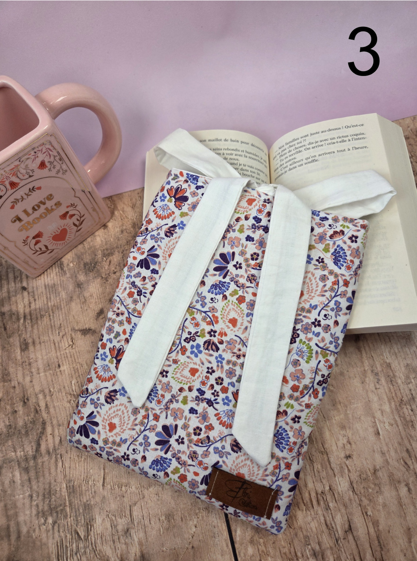 Housse de livre de poche coton motifs- Sélection boutique