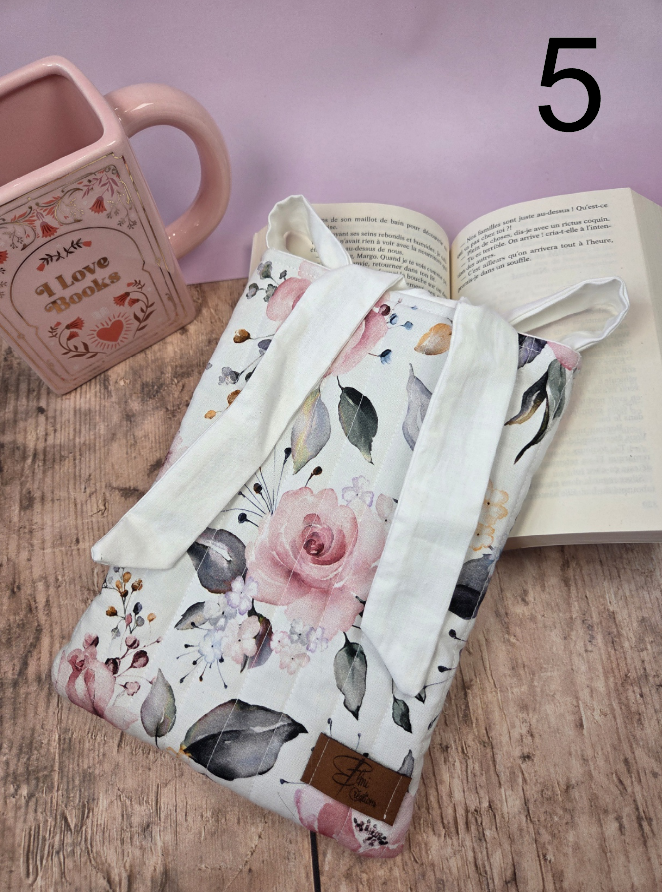 Housse de livre de poche coton motifs- Sélection boutique