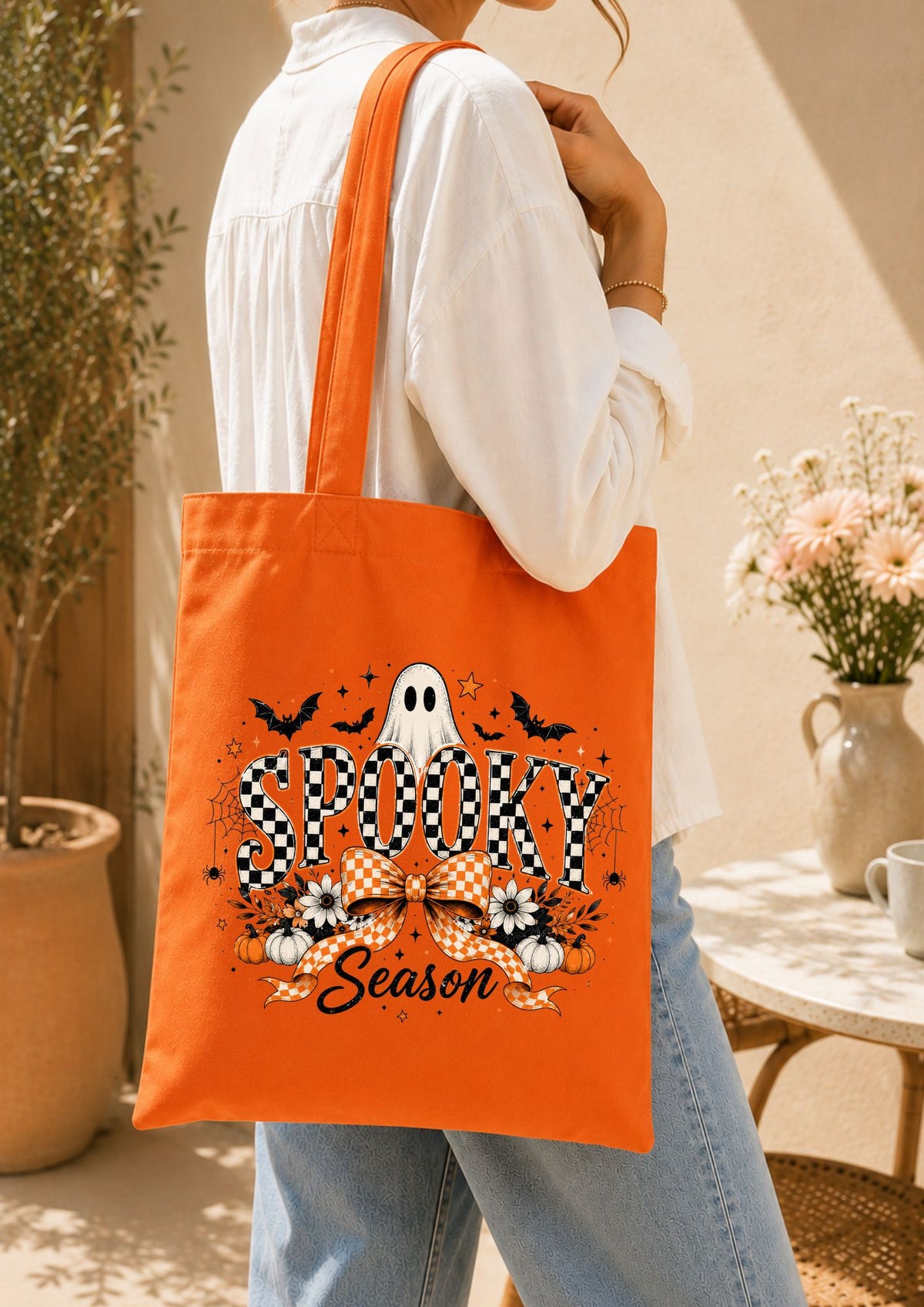 Totebag fantôme d'automne