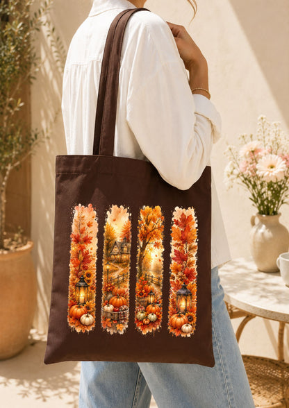 Totebag automne paysage d'automne