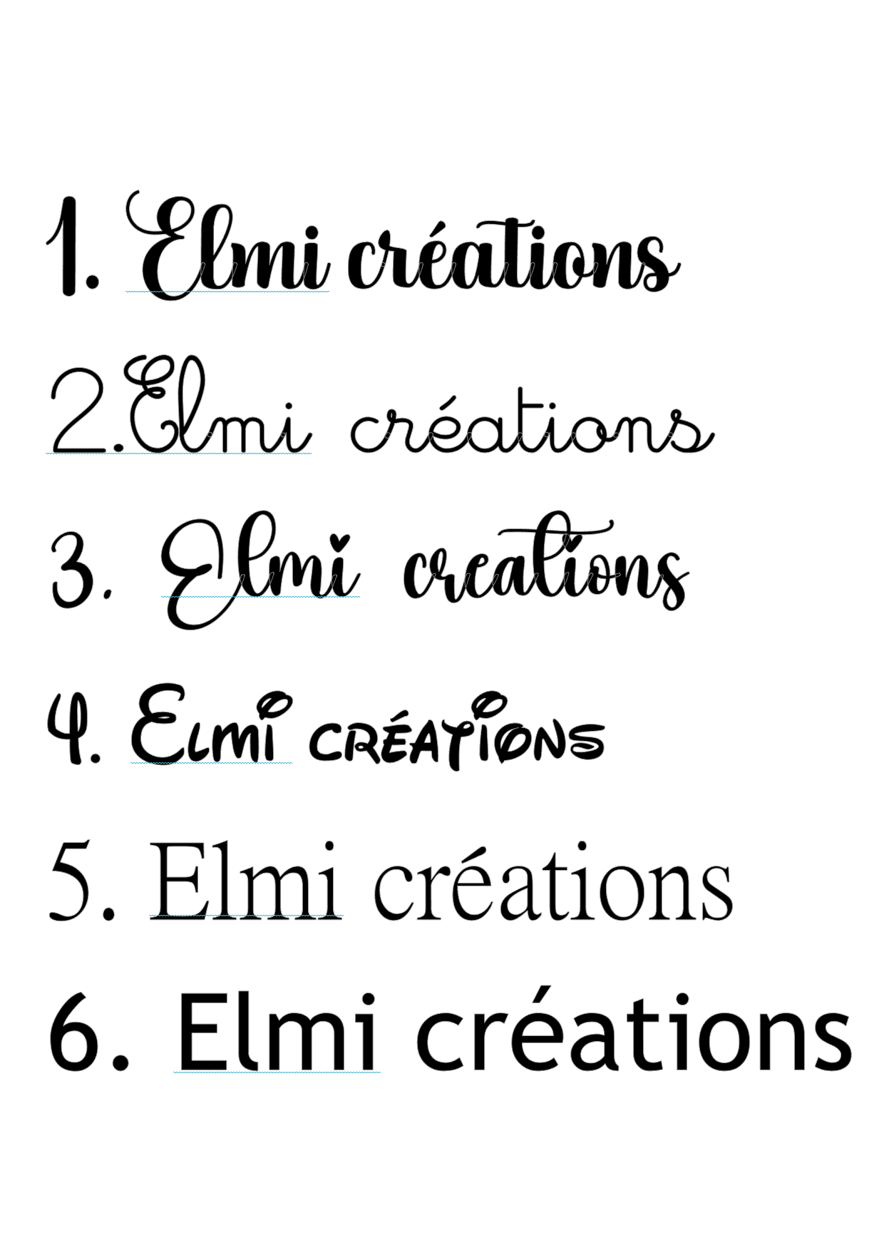 Marque page personnalisable